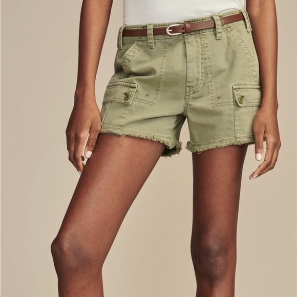 Luck Brand Raw Hem Utility Short - Picture 3 of 8